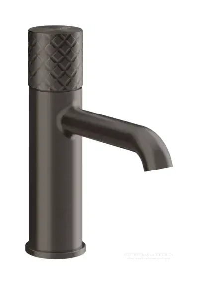 Смеситель для раковины Gessi Habito, без донного клапана, цвет Black Metal Brushed PVD