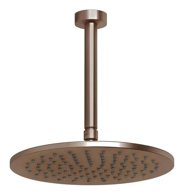 Верхний душ Gessi Anello, потолочный, ⌀250 мм, цвет Copper Brushed PVD