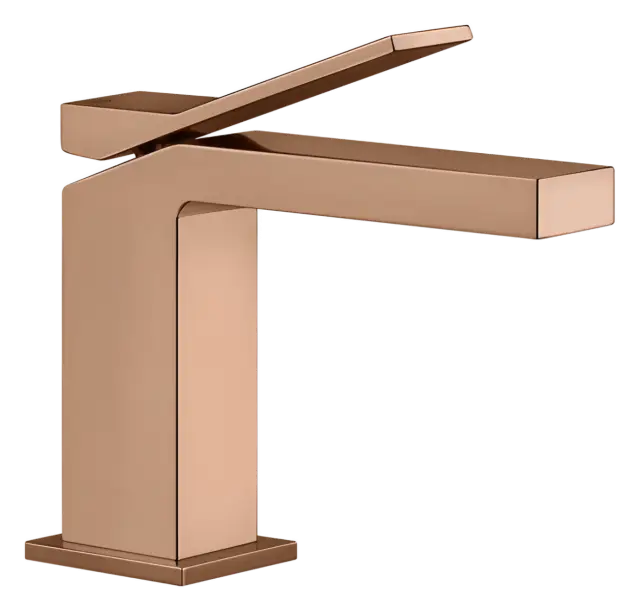 Смеситель для раковины Gessi Rettangolo K, без донного клапана, цвет Copper PVD