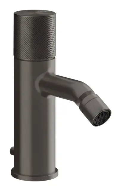 Смеситель для биде Gessi Habito, с донным клапаном, цвет Black Metal Brushed PVD