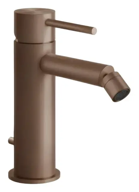 Смеситель для биде Gessi 316 Flessa, однорычажный, Н-159 мм, цвет Copper Brushed PVD