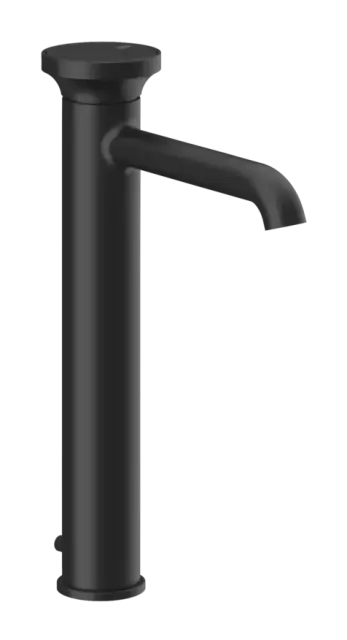 Cмеситель для раковины Gessi Origini, высокий, с донным клапаном, цвет Matte Black