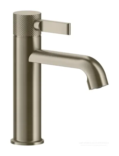 Смеситель для раковины Gessi Inciso, без донного клапана, цвет Finox Brushed Nickel