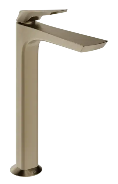 Смеситель для раковины Gessi Ventaglio, высокий, без донного клапана, цвет Finox Brushed Nickel