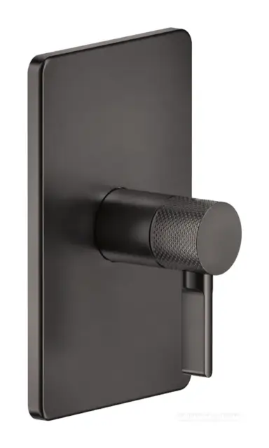 Смеситель для душа Gessi Inciso, встраиваемый, на 1 выход, цвет Black Metal Brushed PVD