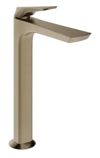 Смеситель для раковины Gessi Ventaglio, высокий, с донным клапаном "Stop&Go", цвет Finox Brushed Nickel