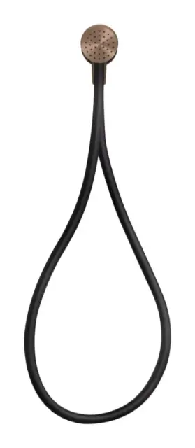 Ручной душ Gessi HI-FI, магнитный, с держателем, лейкой, шлангом Darkflex 1500 мм, цвет Copper Brushed PVD