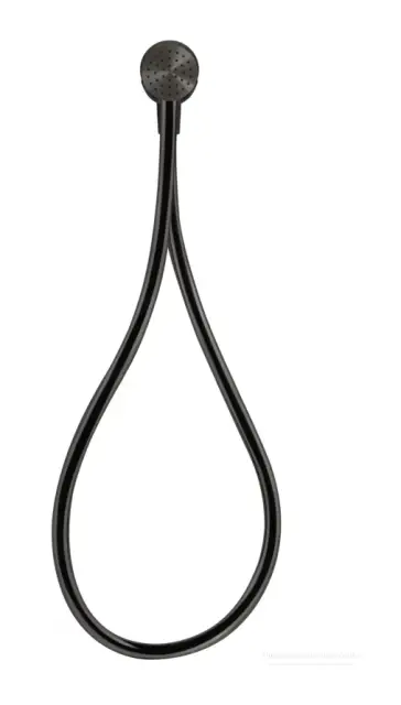 Ручной душ Gessi HI-FI, настенный, держатель, магнитный, цвет Black Metal Brushed PVD