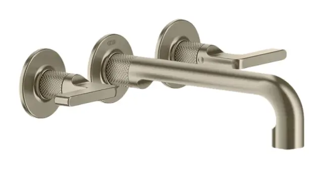 Смеситель для раковины Gessi Inciso, встраиваемый, 326x228 мм, внешняя часть, цвет Finox Brushed Nickel
