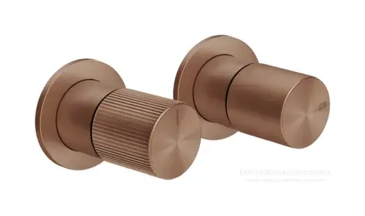Смеситель для душа Gessi Habito, встраиваемый, настенный, цвет Copper Brushed PVD