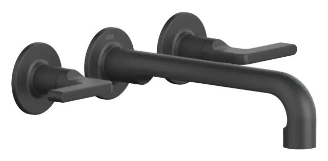 Смеситель для раковины Gessi Inciso, встраиваемый, 326x228 мм, внешняя часть, цвет Matte Black