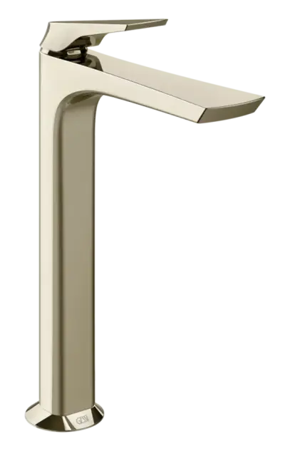 Смеситель для раковины Gessi Ventaglio, высокий, с донным клапаном "Stop&Go", цвет Nickel PVD