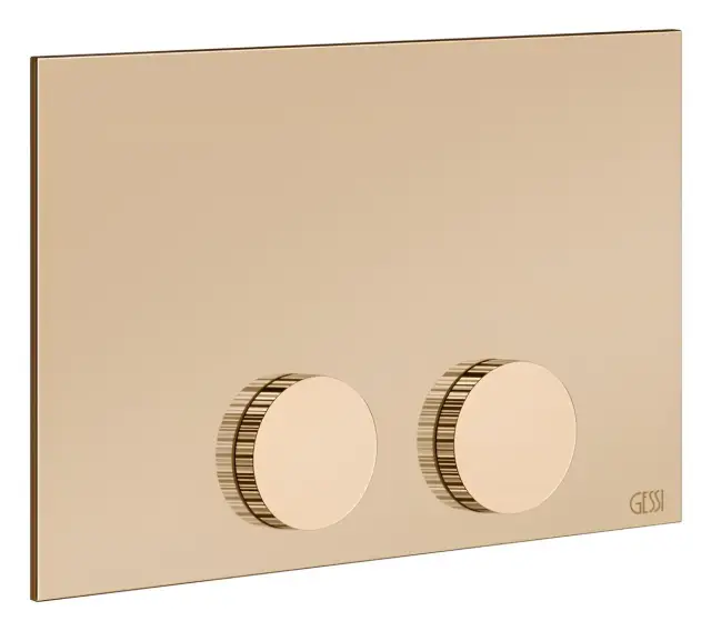 Клавиша смыва Gessi Total Look, Tece (TeceProfil, TeceBox), цвет Warm Bronze PVD