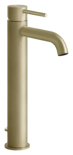 Смеситель для раковины Gessi316 Flessa, 40х162 мм, однорычажный, цвет Brushed Brass PVD