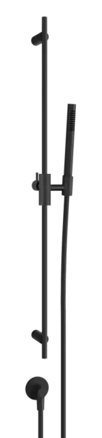 Штанга Anello Gessi, h900 мм, с душевой лейкой и отводом воды, цвет Matte Black