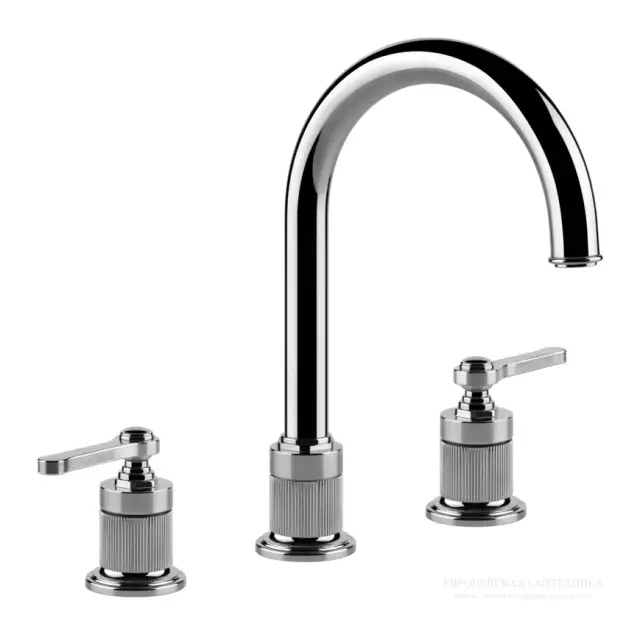 Cмеситель для раковины Gessi Venti20, с зонтичным изливом, донный клапан, цвет Chrome