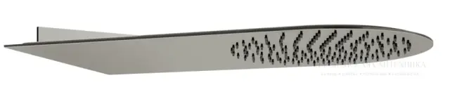 Верхний душ Gessi Tondo 300, душевая лейка настенного крепления, цвет Mirror Steel