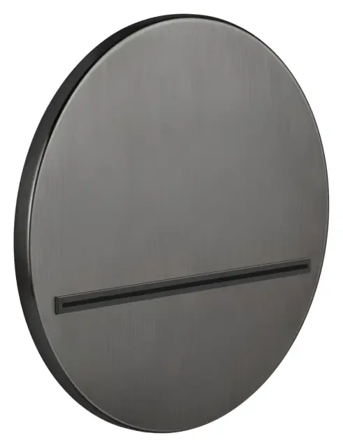 Излив Gessi Cascata Ø207 мм, каскадный, для смесителя удаленного управления, цвет Black Metal Brushed PVD