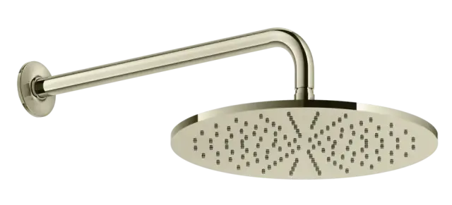 Верхний душ Gessi Inciso, Ø300 мм, настенный, цвет Nickel PVD