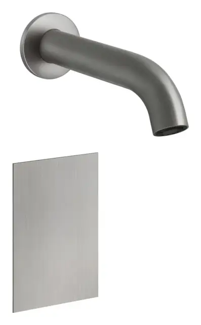 Смеситель электронный Gessi 316, внешняя часть, цвет Steel Brushed