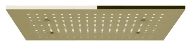 Накладная панель Gessi Afilo, для душевой системы встраиваемой в потолок, 500х300 мм, цвет brass PVD