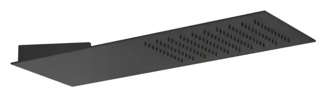 Верхний душ Gessi TreMillimetri Quadro 200, для настенного крепления, цвет Matte Black