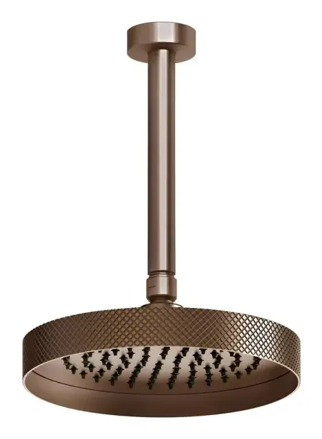 Верхний душ Gessi Anello, Ø218 мм, потолочный, шарнирный, цвет Copper Brushed PVD