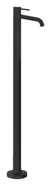 Смеситель для раковины Gessi 316, встраиваемый, напольный, h1163 мм, цвет matte Black