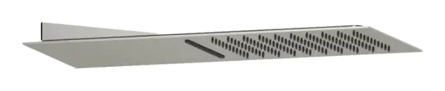 Многофункциональный душ Gessi Tremillimetri Quadro 200, для 2-х позиционного переключателя (не входит в комплект) настенный, с функциями дождь/водопад, цвет Mirror Steel