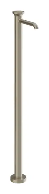 Смеситель для раковины Gessi Origini, напольный, без донного клапана, внешняя часть цвет Finox Brushed Nickel