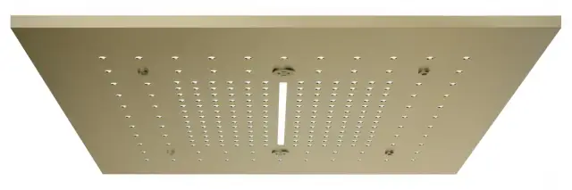 Накладная панель Gessi Afilo, для многофункциональной душевой системы, 500х500 мм, цвет brass brushed PVD