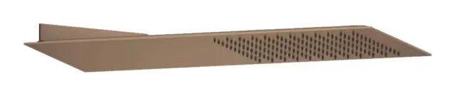 Верхний душ Gessi Tremillimetri Quadro 300, для настенного крепления, L-550 мм, цвет Copper Brushed PVD