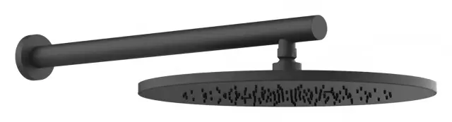 Верхний душ Gessi 316, настенный, цвет Black XL