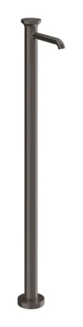 Смеситель для раковины Gessi Origini, напольный, без донного клапана, внешняя часть, цвет Black Metal Brushed PVD