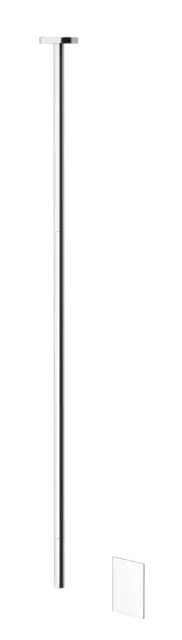 Смеситель для раковины Gessi Sensor Taps, электронный, потолочный, h1600 мм, с кран-фильтром для регулировки температуры и напора, внешняя часть, цвет Chrome
