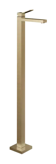 Смеситель для раковины Gessi Rettangolo K, h1170 мм, напольный, без донного клапана, внешняя часть, цвет Warm Bronze Br. PVD