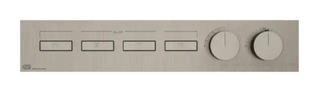 Термостат Gessi HI-FI, до 4-х функций одновременно, встраиваемый, 535хh100х47 мм, цвет Finox Brushed Nickel