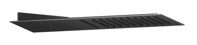 Многофункциональный душ Gessi Tremillimetri Quadro 200, для 2-х позиционного переключателя (не входит в комплект), настенный, с функциями дождь/водопад, цвет Black Metal PVD