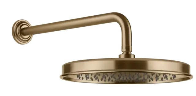 Верхний душ Gessi Venti20, настенный, Ø300 мм, цвет Warm Bronze Br. PVD