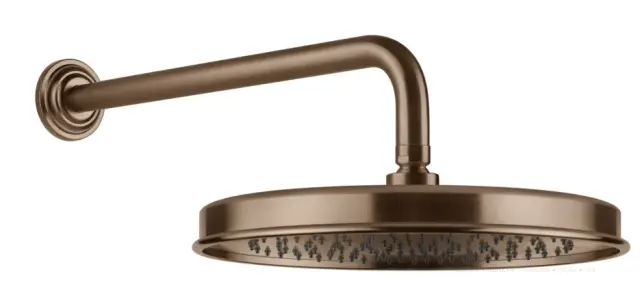 Верхний душ Gessi Venti20, настенный, Ø300 мм, цвет Copper Brushed PVD