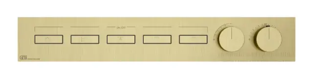 Термостат Gessi HI-FI, до 5-и функций одновременно, встраиваемый, цвет Brass Brushed PVD