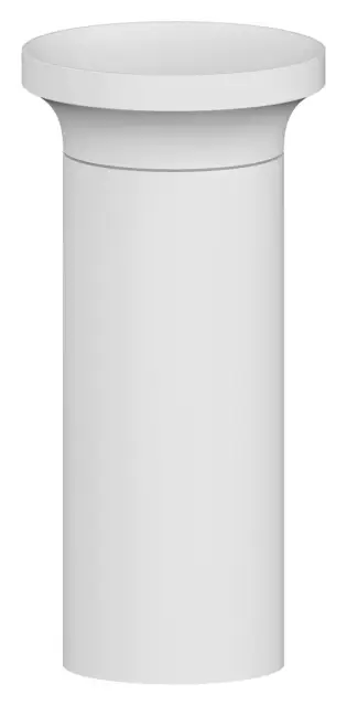 Раковина Gessi Origini Total Look, напольная, Ø445х900 мм, без перелива, в комплекте донный клапан, сифон, цвет Matte White