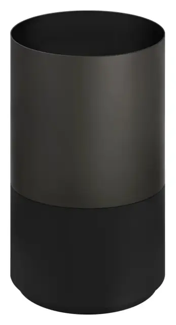 База Gessi, отдельностоящая, для раковины арт. 54601, с сифоном и дренажной трубкой, сливом в пол, цвет Cristalplant Dark Metal