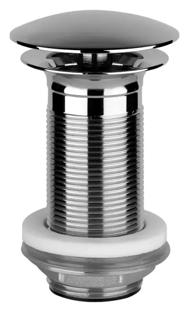 Донный клапан Gessi Technical Accessories, h100хØ72 мм, свободного слива, для раковины без перелива, цвет Chrome