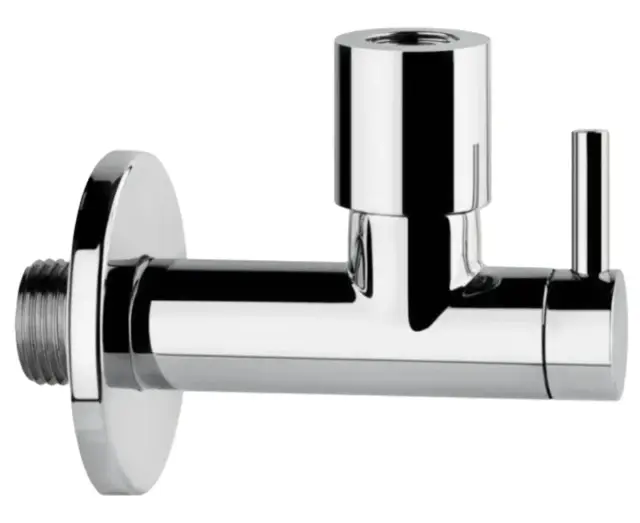 Кран-фильтр под раковину Gessi Technical Accessories, с подводом воды, L-96 мм, запорный, цвет хром