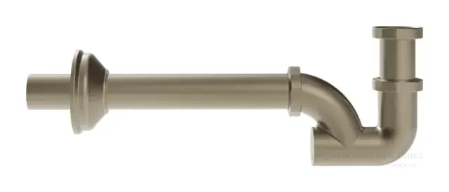 Сифон для раковины Gessi, бутылочный, цвет Finox Brushed Nickel
