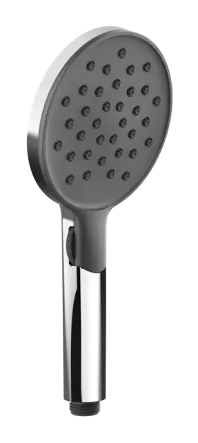 Ручной душ Gessi Technical Accessories, Ø120 мм, 2-х струйный, с чёрным диском, цвет Сhrome