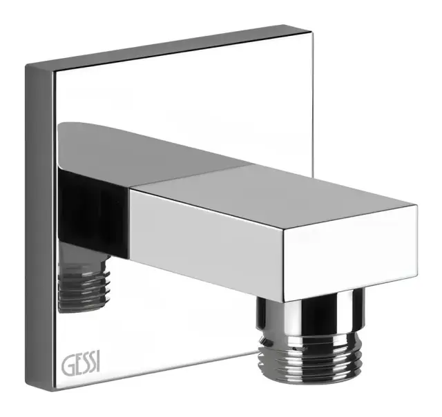 Шланговое подсоединение Gessi Rettangolo, цвет Chrome