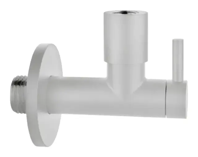 Кран-фильтр под раковину Gessi Technical Accessories, с подводом воды, L-96 мм, запорный, цвет White CN