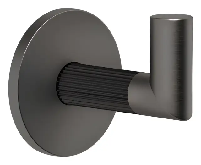 Крючок Gessi Ingranaggio, настенный, цвет Black Metal Brushed PVD